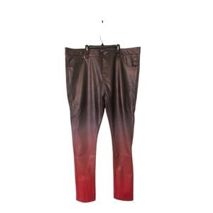 NWT PLTKS THE WORLD IS OURS 42x34 Black/grey/red gradient Pants Soft Lining